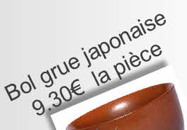 Bol grue japonaise
9.30€  la pièce